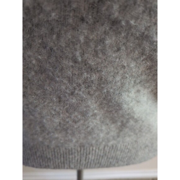 CHARTER CLUB 100% CASHMERE LUXURY CREW NECK SWEATER  MED FOG GRAY - Picture 4 of 9